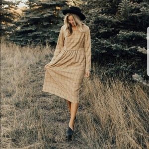 Roolee Art Deco gold, nursing friendly dress